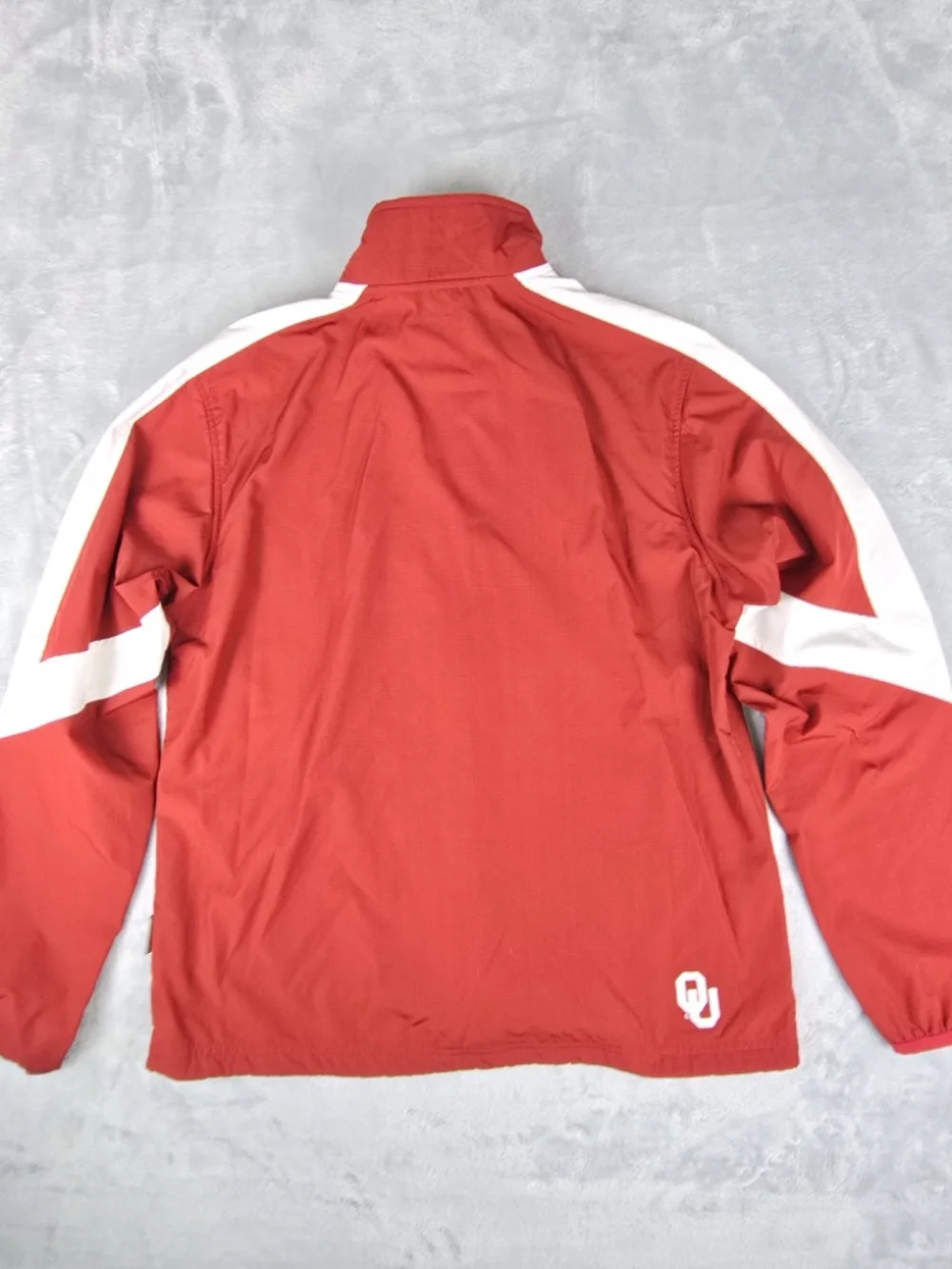 VTG Nike Team Oklahoma Sooners Storm-Fit Full Zip Windbreaker Jacket L